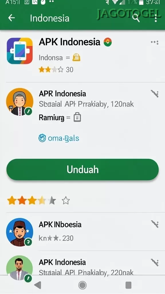 Cuplikan layar GIM999 — menu navigasi