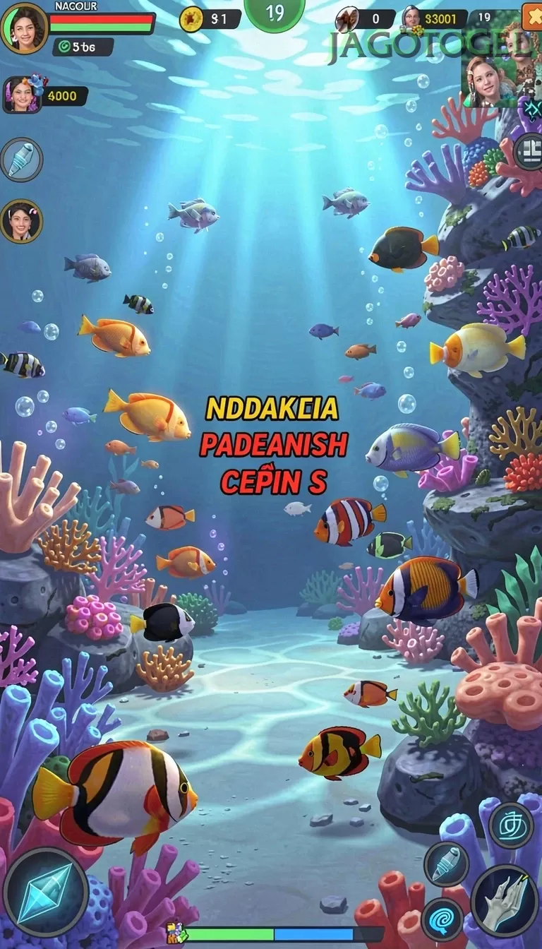 Cuplikan layar KETUA — menu navigasi