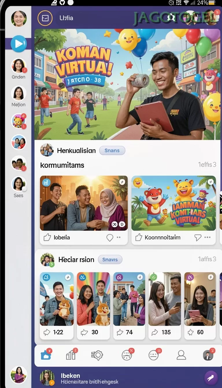 Cuplikan layar TTT888 — menu navigasi