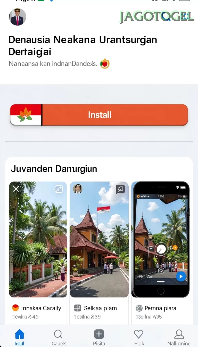 Cuplikan layar KINGDOM188 — menu navigasi