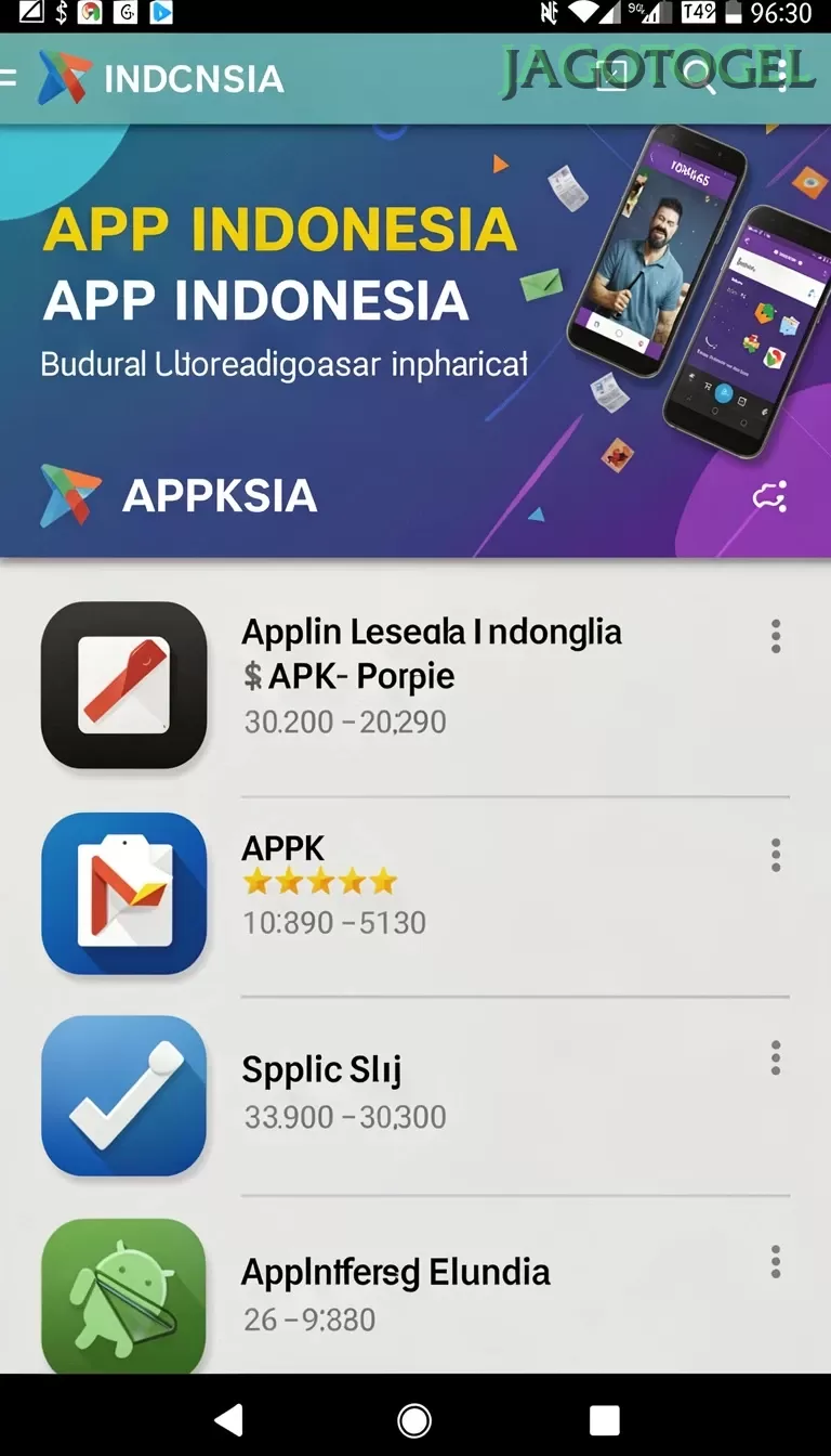 Cuplikan layar PAUS188 — menu navigasi